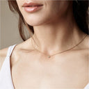 14kt. OLIVIA halscollier med 0,04ct. W-si