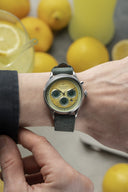 1564 Chronodate Automatic Steel / Limoncello - 39 mm