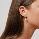 Prime Earrings White Pearl