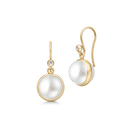 Prime Earrings White Pearl