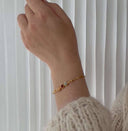 Koulè mixed top til armring - Sølv