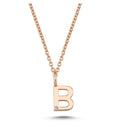 14kt. Bogstav vedhæng B med 1 x 0,005ct. W-si 6,5mm