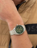 Sport lux 44 mm herrur grøn skive