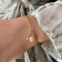 Chain with bullet top til armring - Sølv