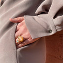 KOLO ring with Orange and Grey moonstone - Forgyldt