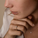 14kt. IRIS ring med 0,12ct. W-si