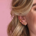 Rhd. sølv earcuff FLUID52