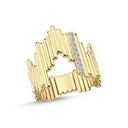 14kt. PIANO Ring med 0,12ct. W-si