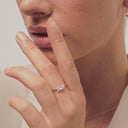 Ring Lovere - 14k guld  med 0.57 ct lab-grown diamanter