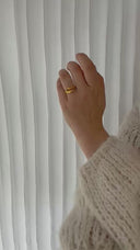 MILLE ring No. 4 - Forgyldt