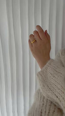 MILLE ring No. 3 - Forgyldt