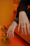 Cushion Signet Ring Tiger Eye Silver