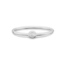 14kt. ZOE ring med 0,03ct. W-si