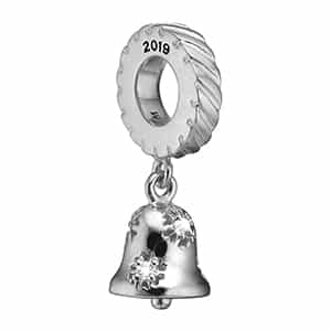 Christina – Christmas Bell – sølv charm – 623-S207