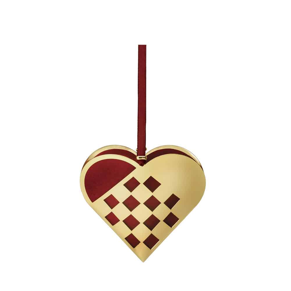 HC Andersen – Miniature hjerte – forgyldt – 980-6272