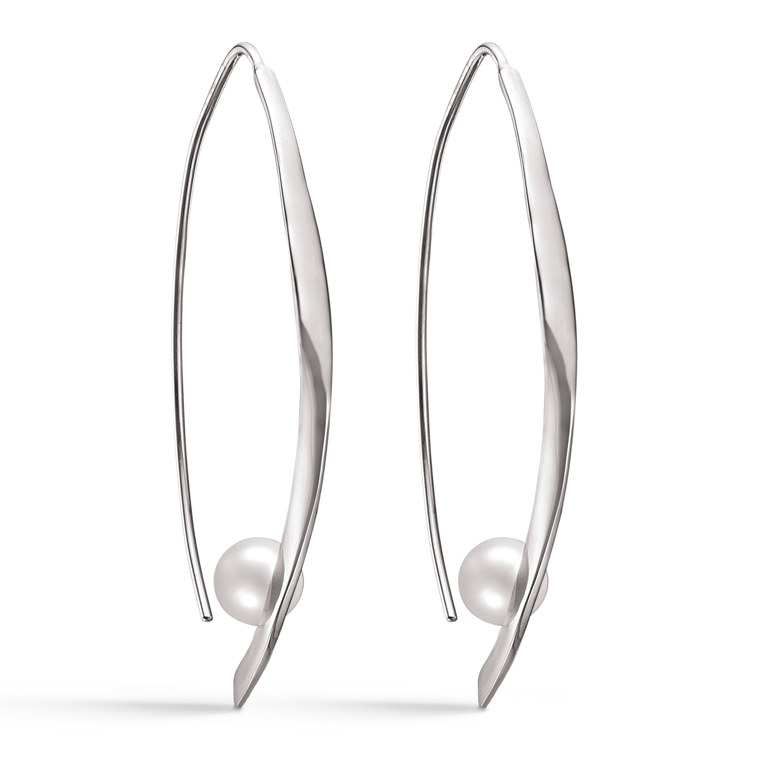 Støvring design Sølv Hænge øreringe – 45 x 25 mm – 13239973