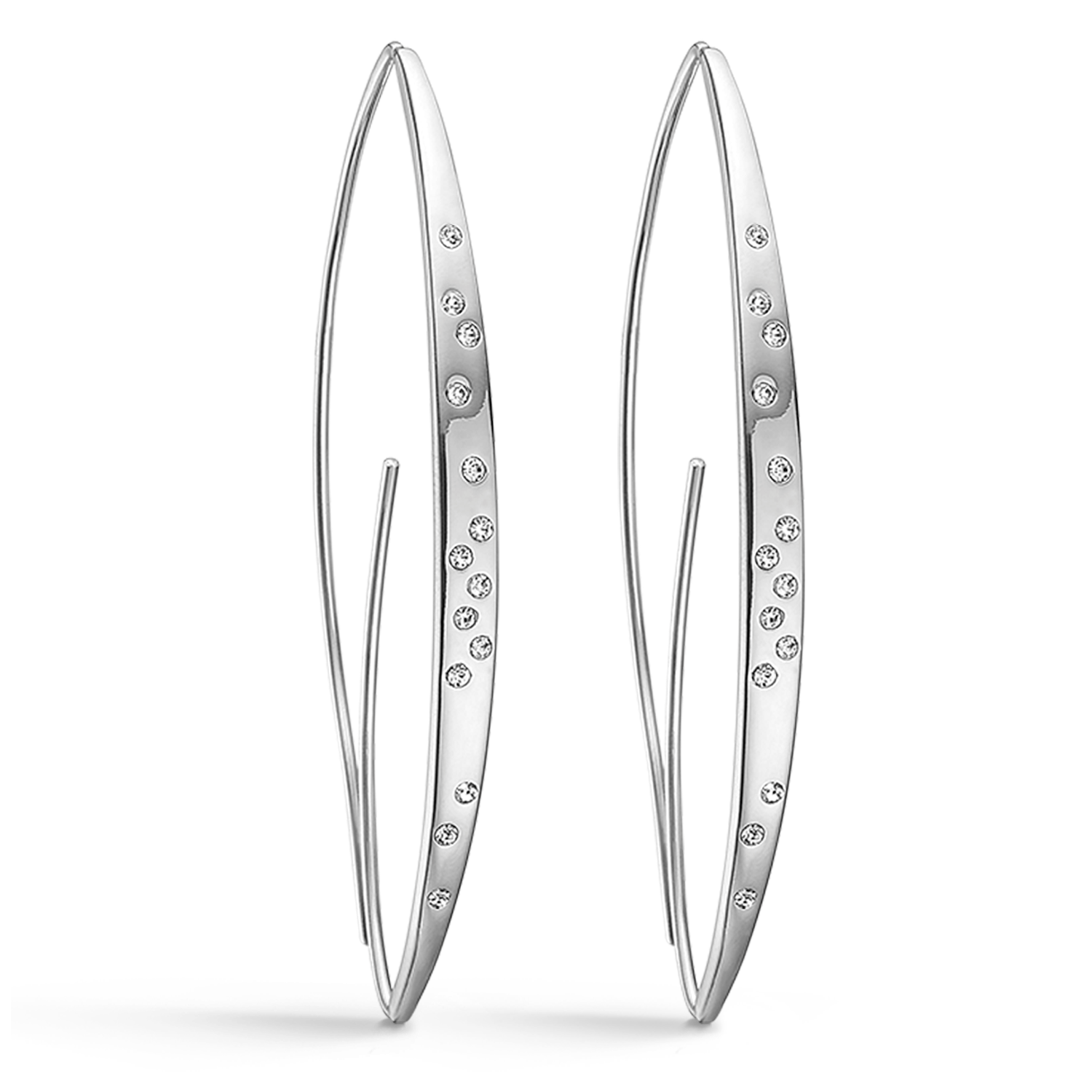 Støvring design Sølv Hænge øreringe – 50 x 25 mm – 13239976