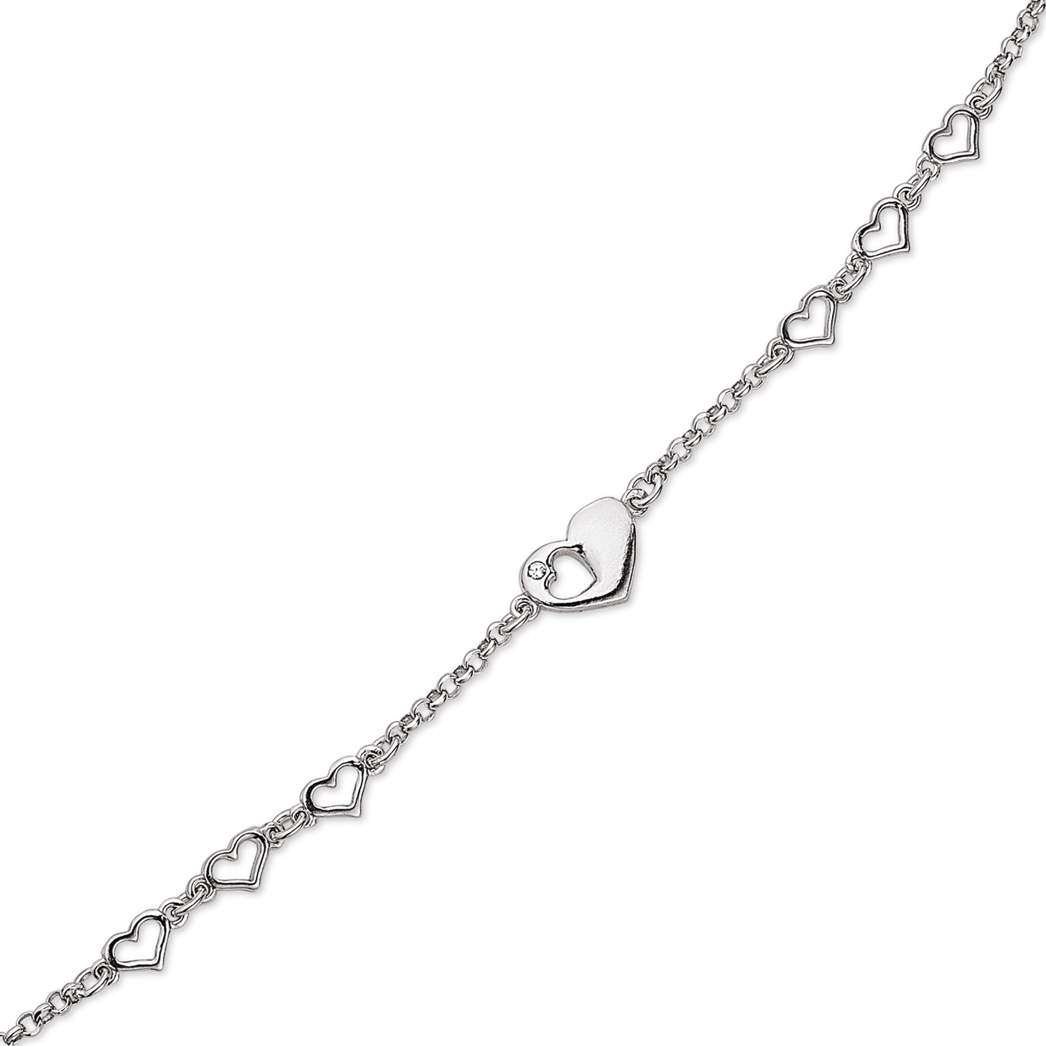 Støvring design Sølv Armbånd – 17 + 4 cm – 15190804