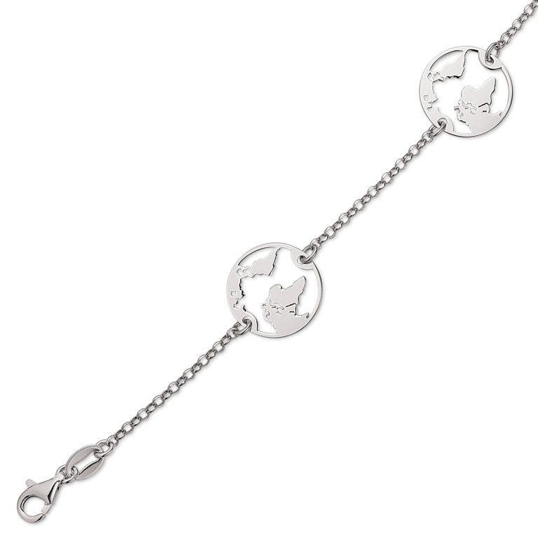 Støvring design Sølv Armbånd – 17 + 4 cm – 15190808
