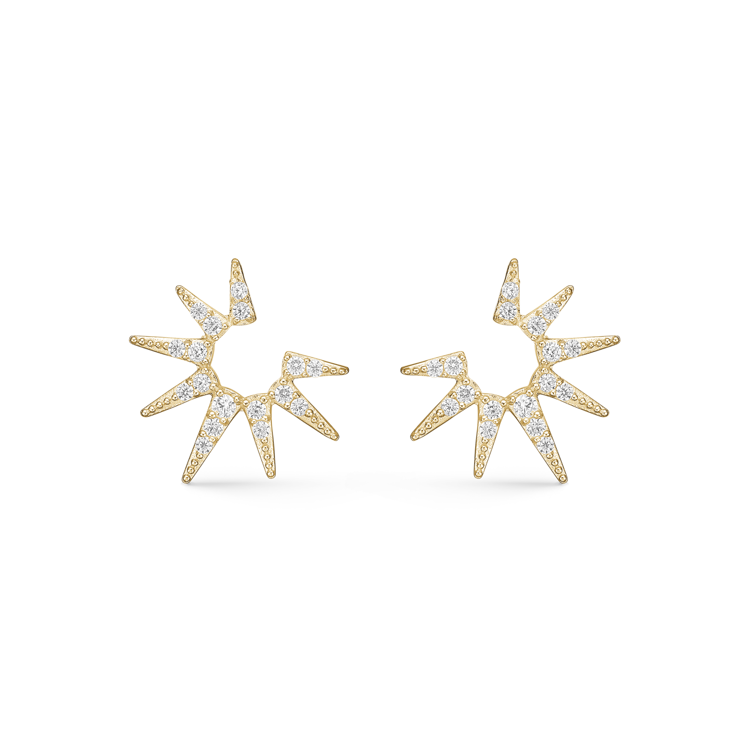 Støvring design 8 karat guld Ørestikker – 12,57 x 11,53 mm – 60242781