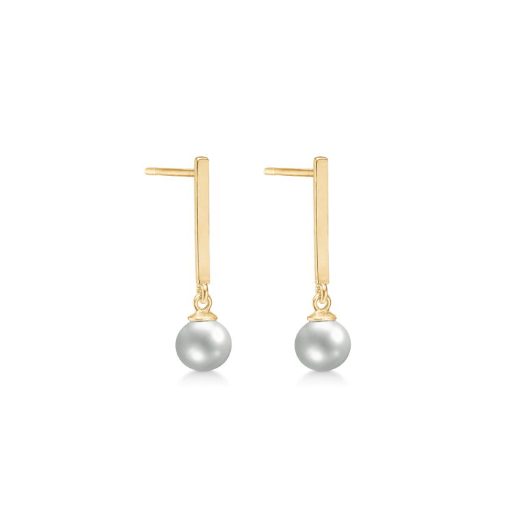 Støvring design 8 karat guld Hænge øreringe – 14,80 x 4 mm – 63242996