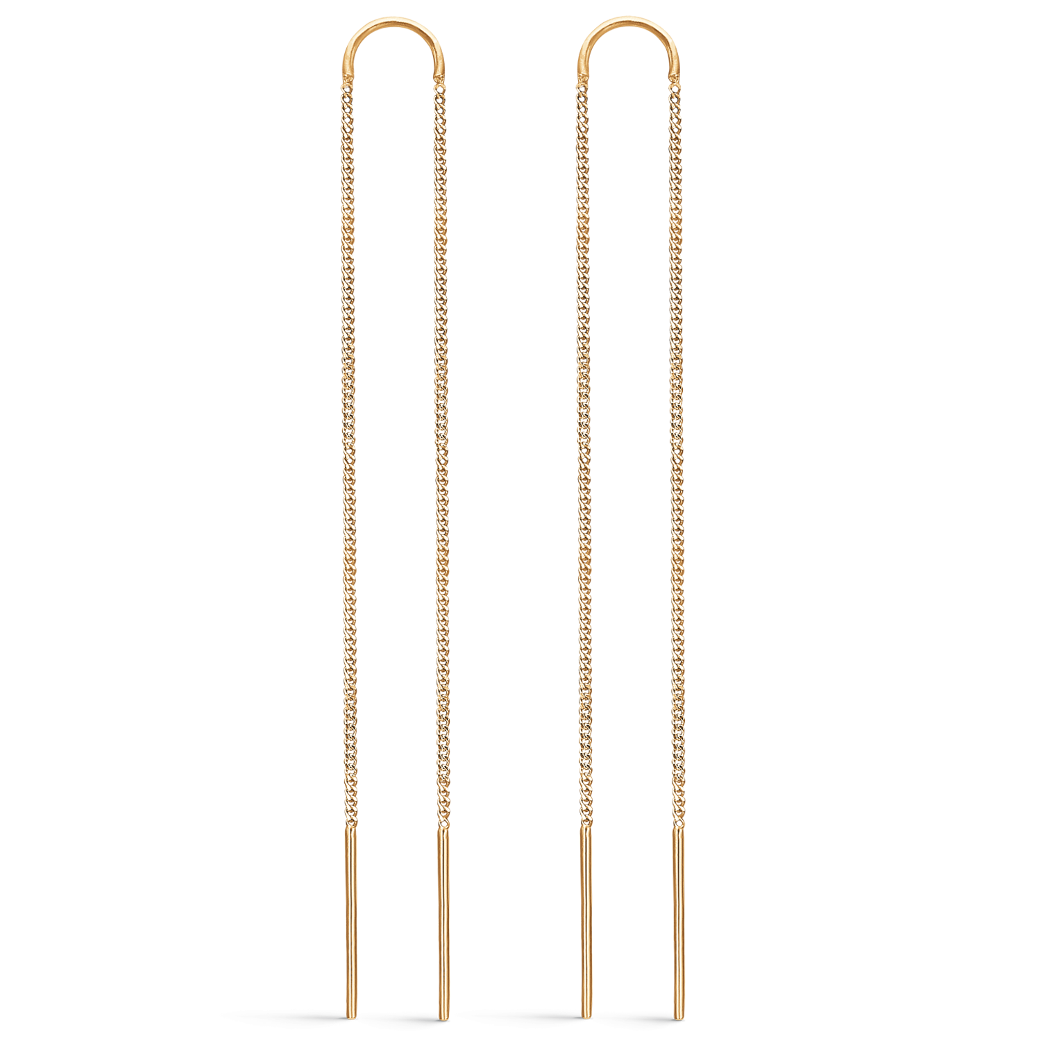 Støvring design Forgyldt Hænge øreringe – 15,5 mm – F13190977