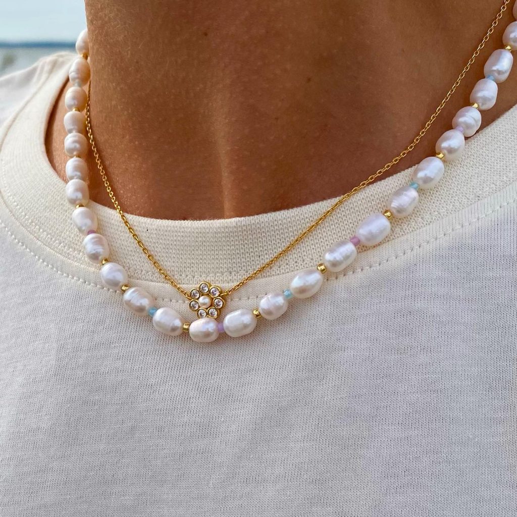 Perle halskæde