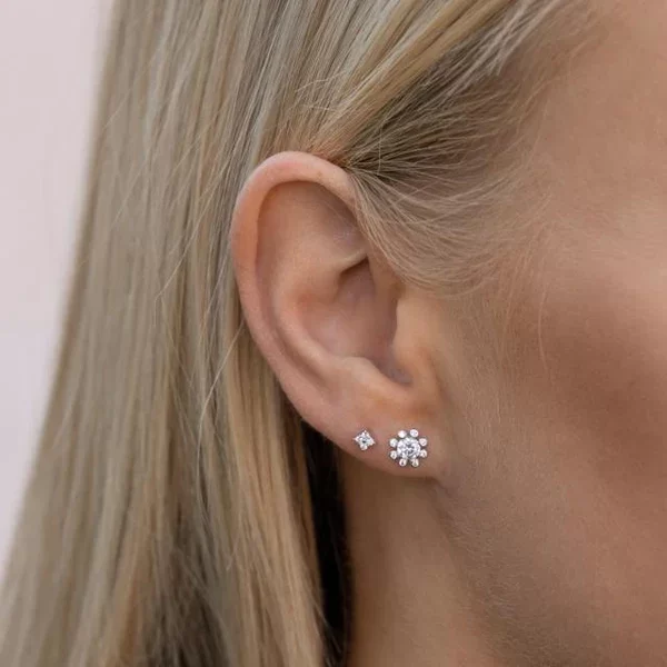 Diamant øreringe